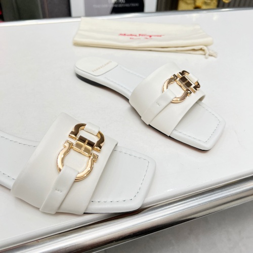 Replica Salvatore Ferragamo Slippers For Women #1184975 $82.00 USD for Wholesale