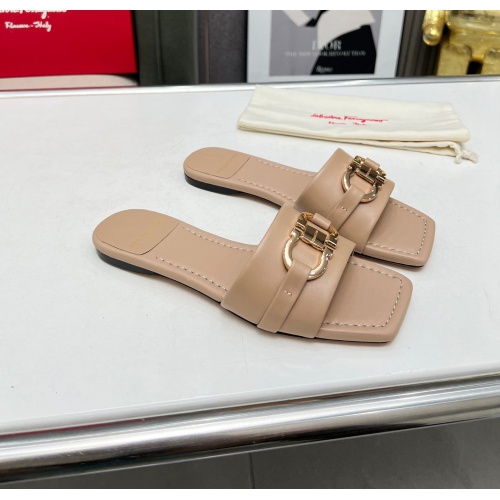Replica Salvatore Ferragamo Slippers For Women #1184979 $82.00 USD for Wholesale