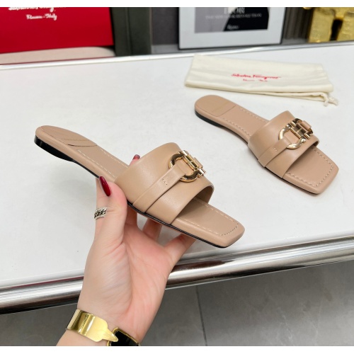 Replica Salvatore Ferragamo Slippers For Women #1184979 $82.00 USD for Wholesale