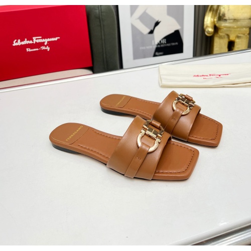 Replica Salvatore Ferragamo Slippers For Women #1184980 $82.00 USD for Wholesale