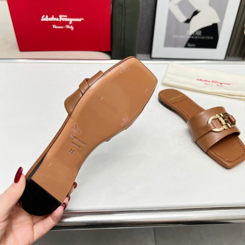Replica Salvatore Ferragamo Slippers For Women #1184980 $82.00 USD for Wholesale