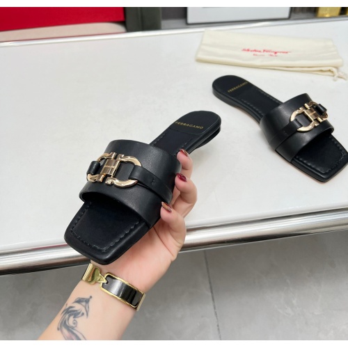 Replica Salvatore Ferragamo Slippers For Women #1184981 $82.00 USD for Wholesale