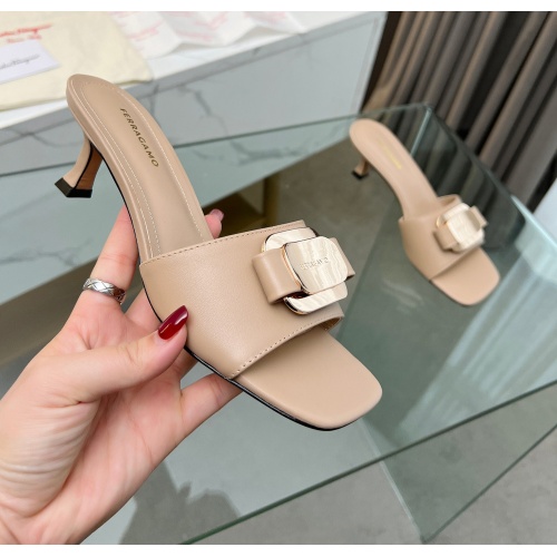 Replica Salvatore Ferragamo Slippers For Women #1184983 $88.00 USD for Wholesale