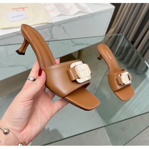 Replica Salvatore Ferragamo Slippers For Women #1184984 $88.00 USD for Wholesale