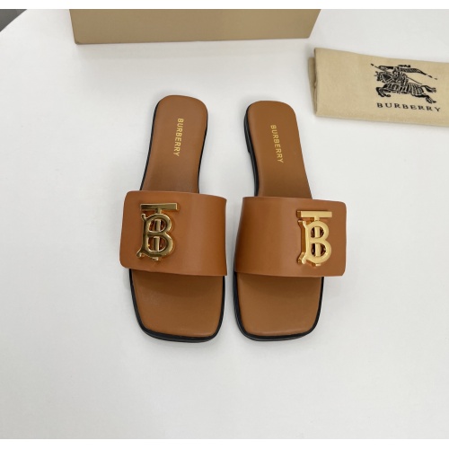 Replica Burberry Slippers For Women #1184998 $68.00 USD for Wholesale