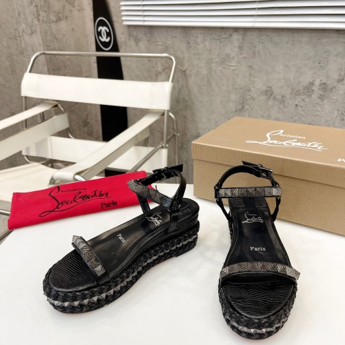 Replica Christian Louboutin Sandal For Women #1185070 $100.00 USD for Wholesale