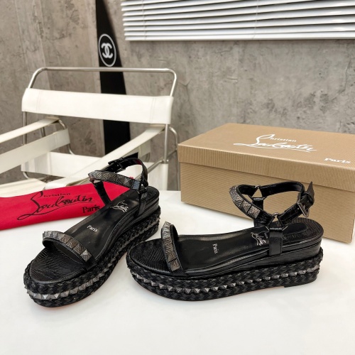 Replica Christian Louboutin Sandal For Women #1185070 $100.00 USD for Wholesale