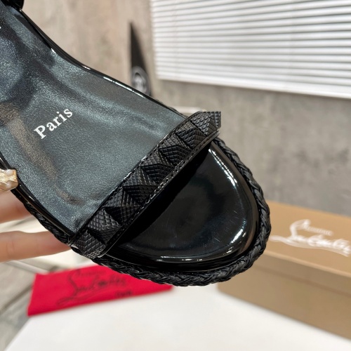 Replica Christian Louboutin Sandal For Women #1185072 $100.00 USD for Wholesale