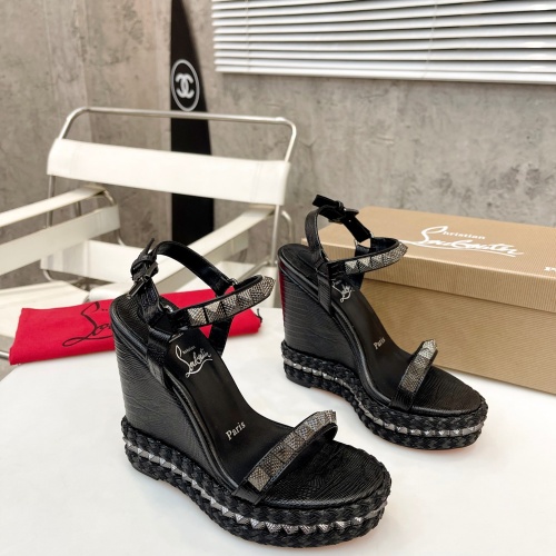 Replica Christian Louboutin Sandal For Women #1185073 $100.00 USD for Wholesale