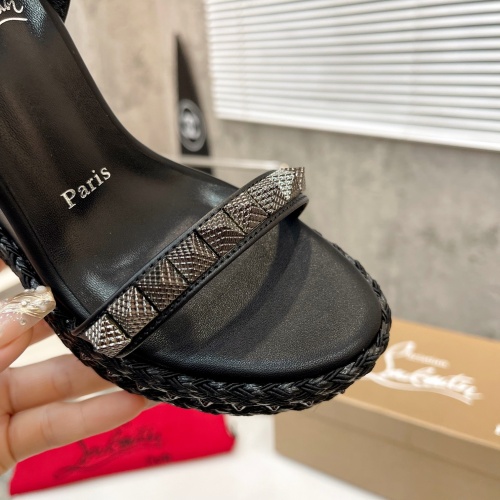 Replica Christian Louboutin Sandal For Women #1185074 $100.00 USD for Wholesale