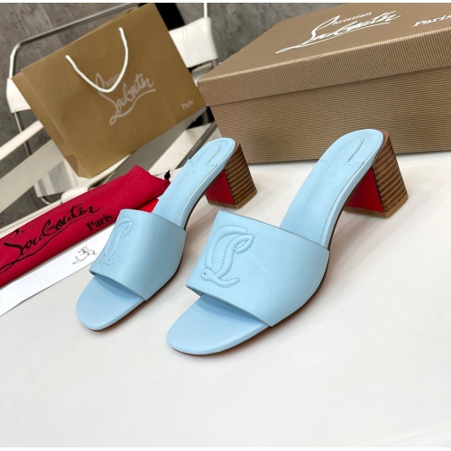 Christian Louboutin CL Slippers For Women #1185093 $96.00 USD, Wholesale Replica Christian Louboutin CL Slippers