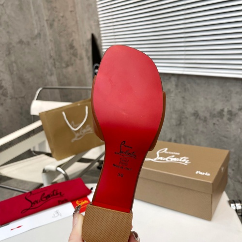 Replica Christian Louboutin CL Slippers For Women #1185101 $96.00 USD for Wholesale