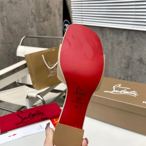 Replica Christian Louboutin CL Slippers For Women #1185102 $96.00 USD for Wholesale