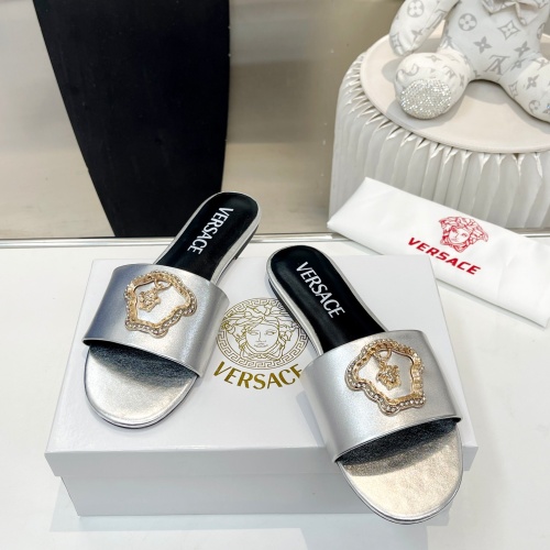 Replica Versace Slippers For Women #1185133 $80.00 USD for Wholesale