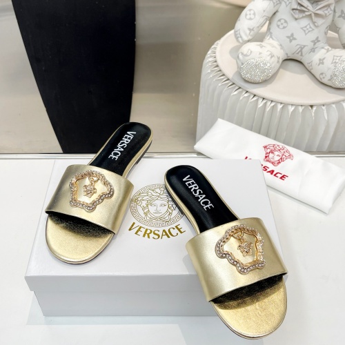 Replica Versace Slippers For Women #1185134 $80.00 USD for Wholesale