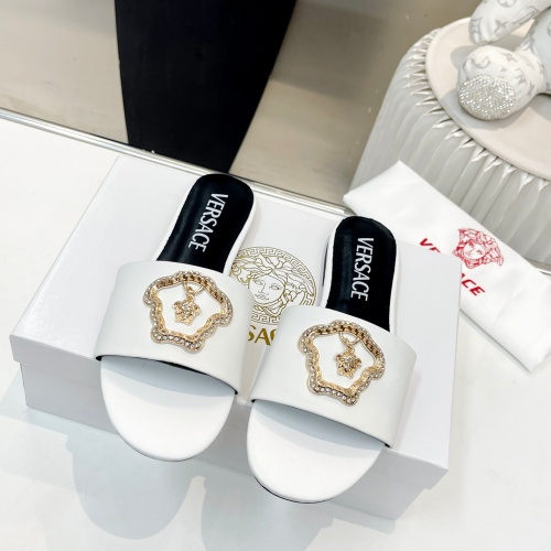Replica Versace Slippers For Women #1185140 $80.00 USD for Wholesale