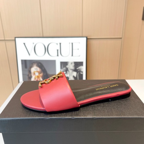 Replica Yves Saint Laurent YSL Slippers For Women #1185142 $76.00 USD for Wholesale