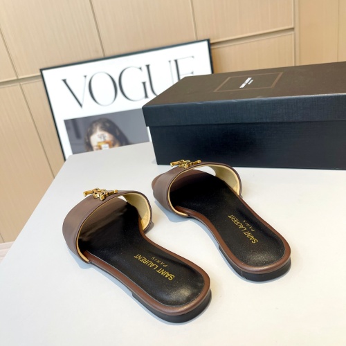 Replica Yves Saint Laurent YSL Slippers For Women #1185143 $76.00 USD for Wholesale