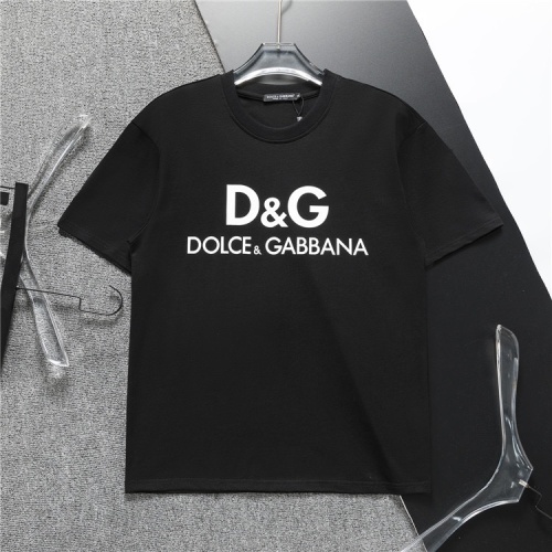 Dolce &amp; Gabbana D&amp;G T-Shirts Short Sleeved For Men #1185147 $38.00 USD, Wholesale Replica Dolce &amp; Gabbana D&amp;G T-Shirts