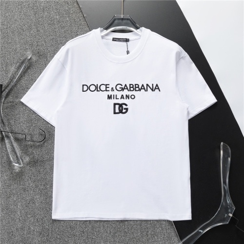 Dolce &amp; Gabbana D&amp;G T-Shirts Short Sleeved For Men #1185148 $38.00 USD, Wholesale Replica Dolce &amp; Gabbana D&amp;G T-Shirts