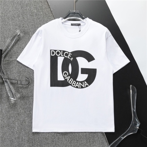 Dolce &amp; Gabbana D&amp;G T-Shirts Short Sleeved For Men #1185152 $38.00 USD, Wholesale Replica Dolce &amp; Gabbana D&amp;G T-Shirts