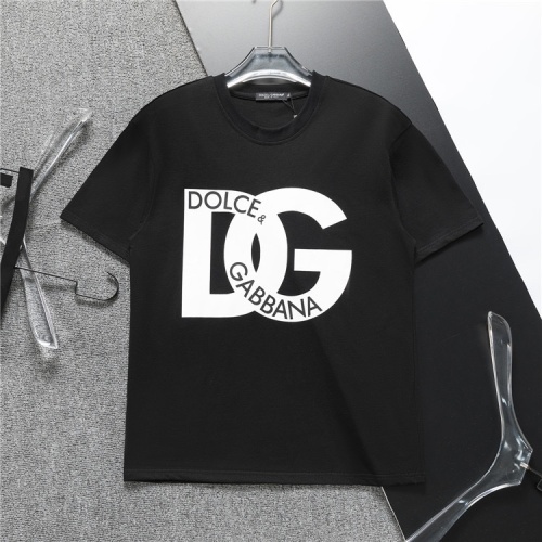 Dolce &amp; Gabbana D&amp;G T-Shirts Short Sleeved For Men #1185153 $38.00 USD, Wholesale Replica Dolce &amp; Gabbana D&amp;G T-Shirts