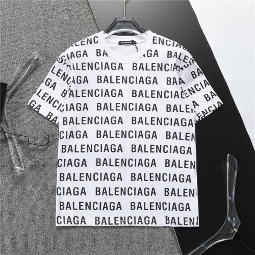 Balenciaga T-Shirts Short Sleeved For Men #1185158 $38.00 USD, Wholesale Replica Balenciaga T-Shirts