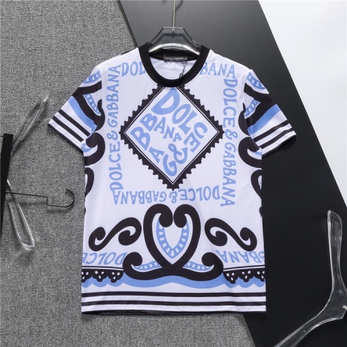 Dolce &amp; Gabbana D&amp;G T-Shirts Short Sleeved For Men #1185162 $38.00 USD, Wholesale Replica Dolce &amp; Gabbana D&amp;G T-Shirts