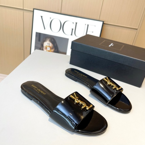 Replica Yves Saint Laurent YSL Slippers For Women #1185189 $76.00 USD for Wholesale