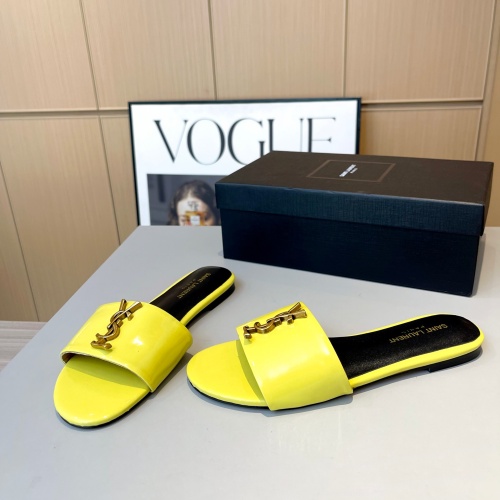 Replica Yves Saint Laurent YSL Slippers For Women #1185193 $76.00 USD for Wholesale