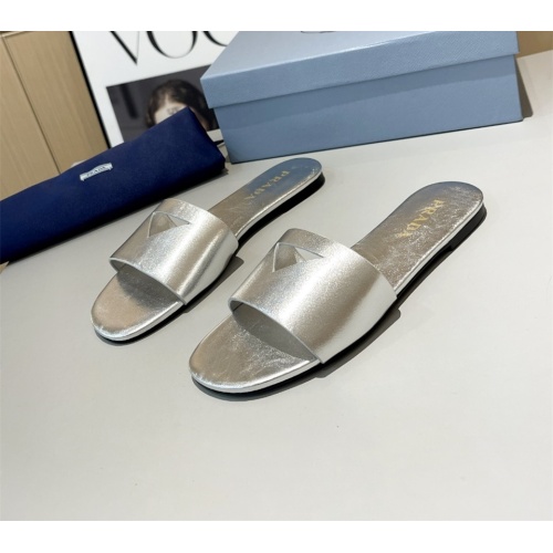 Replica Prada Slippers For Women #1185196 $80.00 USD for Wholesale