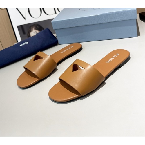 Replica Prada Slippers For Women #1185202 $80.00 USD for Wholesale