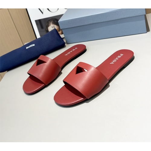 Replica Prada Slippers For Women #1185203 $80.00 USD for Wholesale