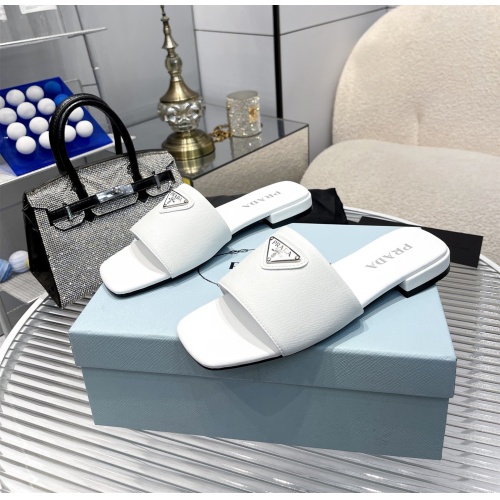 Replica Prada Slippers For Women #1185218 $68.00 USD for Wholesale