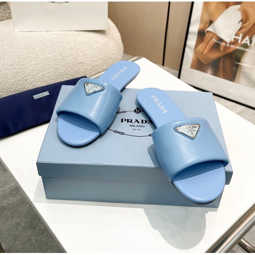 Replica Prada Slippers For Women #1185233 $82.00 USD for Wholesale