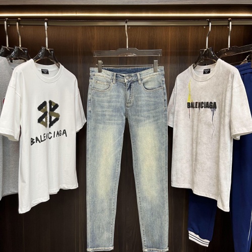 Replica Balenciaga Jeans For Men #1185314 $72.00 USD for Wholesale