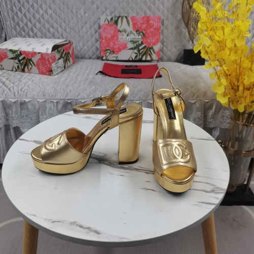 Replica Dolce & Gabbana D&G Sandal For Women #1185322 $145.00 USD for Wholesale