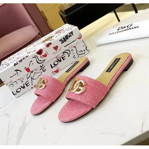 Dolce &amp; Gabbana D&amp;G Slippers For Women #1185331 $76.00 USD, Wholesale Replica Dolce &amp; Gabbana D&amp;G Slippers