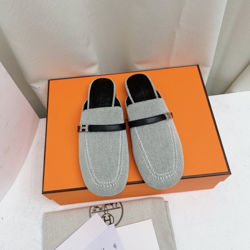 Replica Hermes Slippers For Women #1185343 $100.00 USD for Wholesale