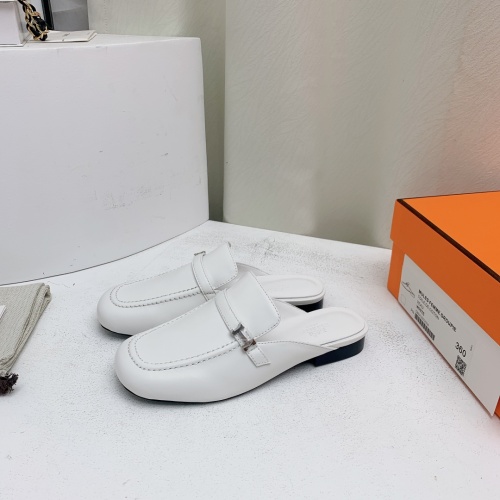 Replica Hermes Slippers For Women #1185347 $100.00 USD for Wholesale