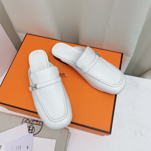 Replica Hermes Slippers For Women #1185347 $100.00 USD for Wholesale