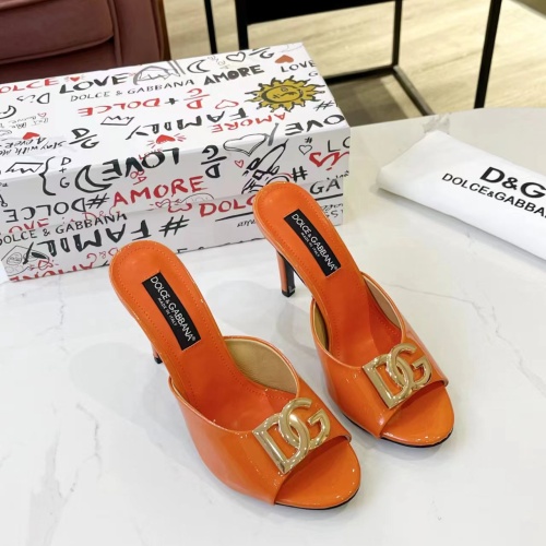 Replica Dolce & Gabbana D&G Slippers For Women #1185360 $85.00 USD for Wholesale