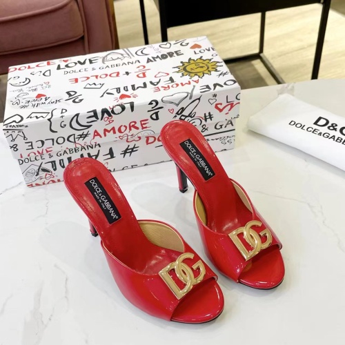 Replica Dolce & Gabbana D&G Slippers For Women #1185361 $85.00 USD for Wholesale