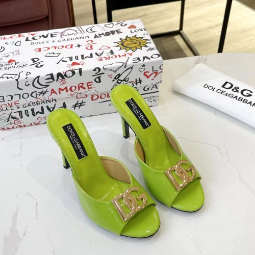 Replica Dolce & Gabbana D&G Slippers For Women #1185363 $85.00 USD for Wholesale