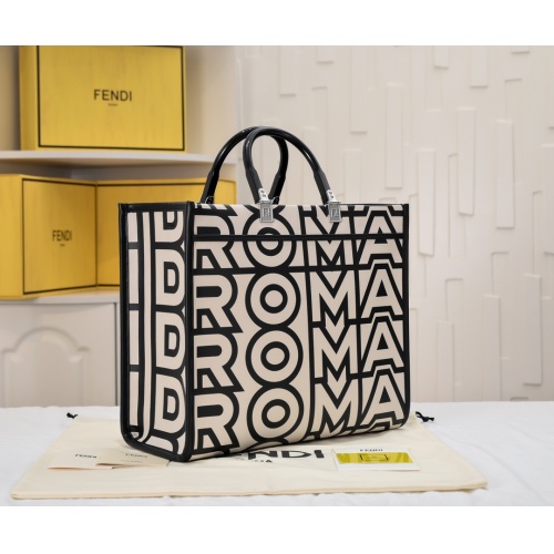 Replica Fendi AAA Quality Tote-Handbags For Women #1185390 $98.00 USD for Wholesale