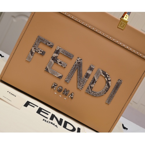Replica Fendi AAA Quality Tote-Handbags For Women #1185392 $98.00 USD for Wholesale