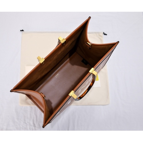 Replica Fendi AAA Quality Tote-Handbags For Women #1185410 $102.00 USD for Wholesale