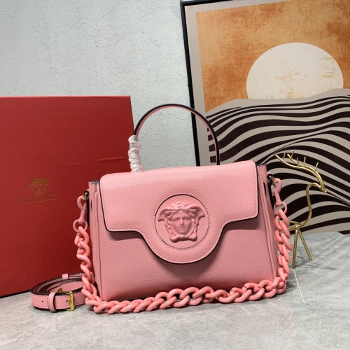 Versace AAA Quality Handbags For Women #1185491 $145.00 USD, Wholesale Replica Versace AAA Quality Handbags