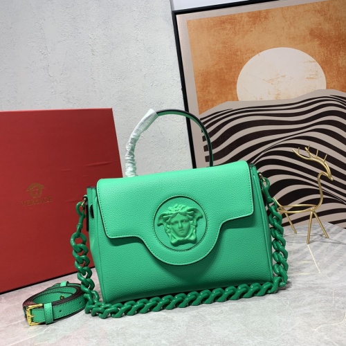 Versace AAA Quality Handbags For Women #1185496 $145.00 USD, Wholesale Replica Versace AAA Quality Handbags