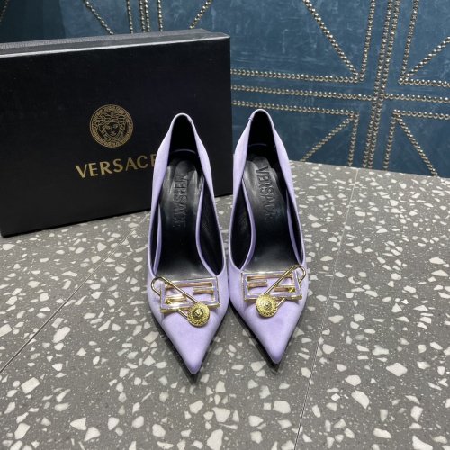 Replica Versace High-Heeled Shoes For Women #1185594 $115.00 USD for Wholesale